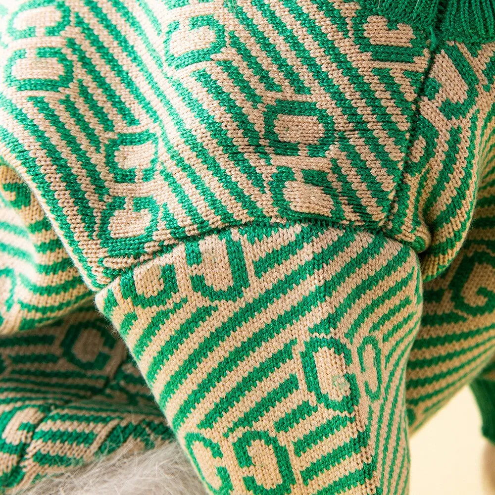 Luxury Wool Knitwear for Dogs: Winter Yorkshire & French Bull Designer Sweaters - Premium Pet Puppy Jumpers