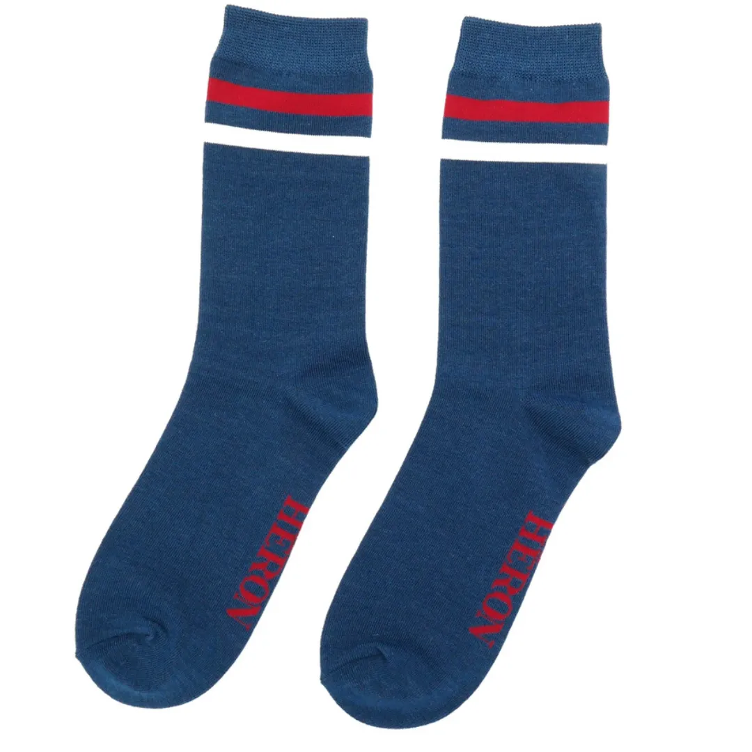 Mr Heron Sport Stripes Navy