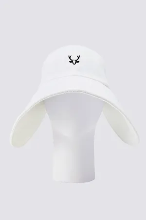 PIAP  Logo Bucket Hat White