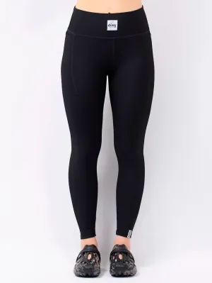 Pocket Rib Tights Black Base Layer