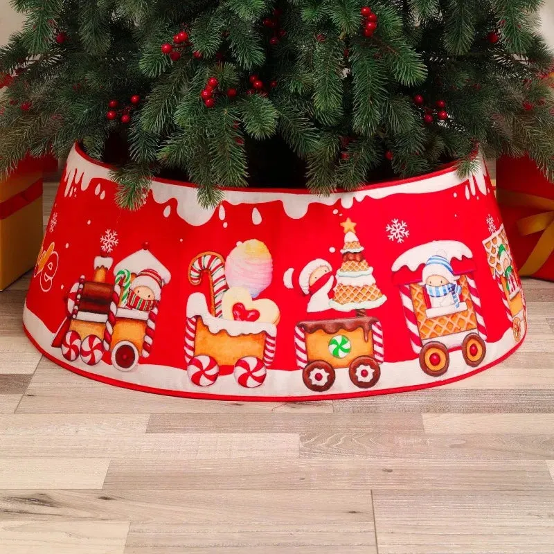 Printed Christmas Tree Skirt  
