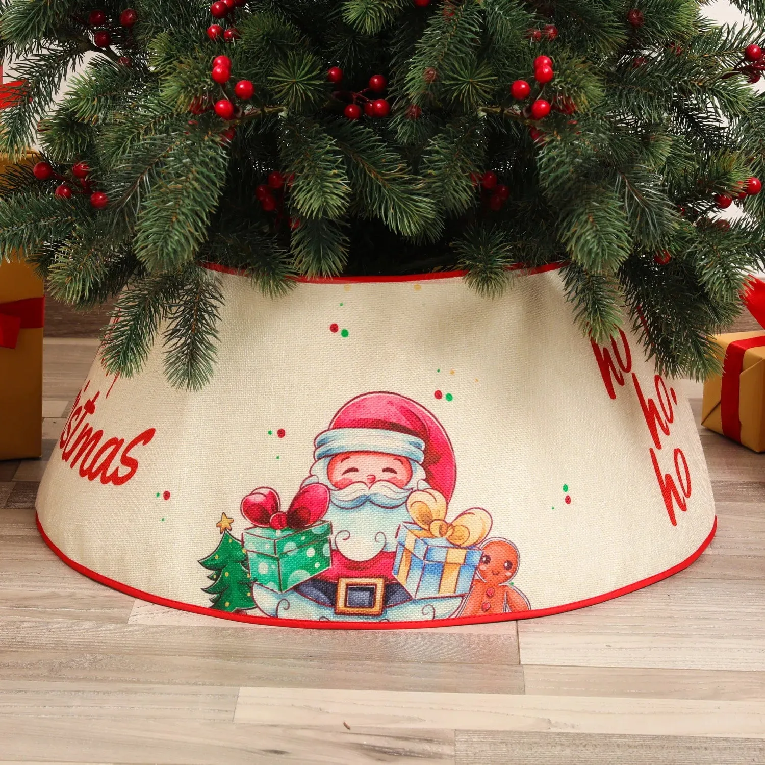 Printed Christmas Tree Skirt  