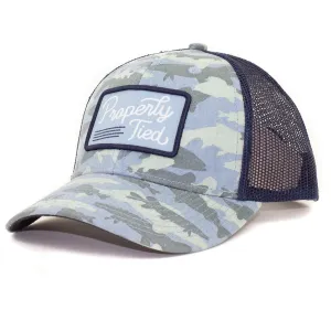 Properly Tied LD Sportsman Trucker Hat in Deep Sea Camo