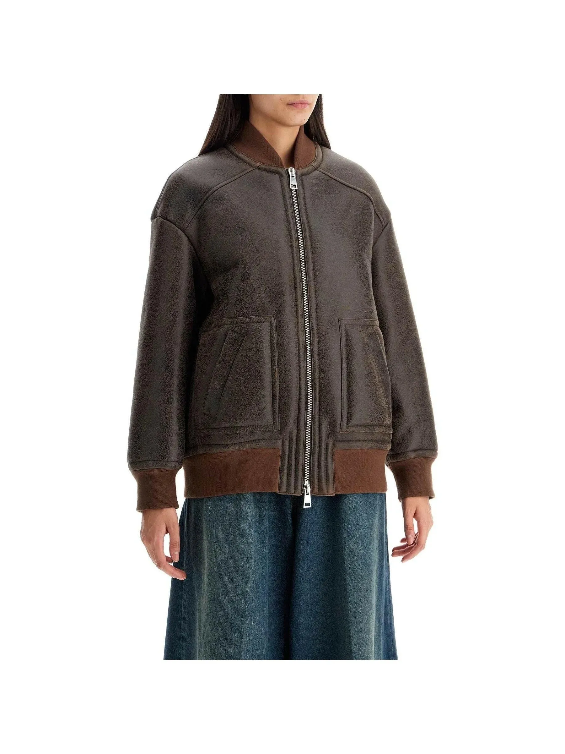 Shearling Bomber Jacket