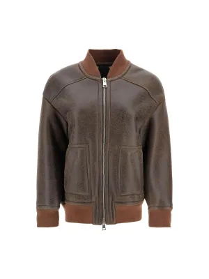 Shearling Bomber Jacket