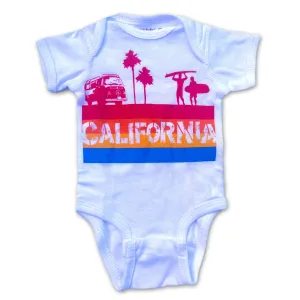 Sol Baby California 4-Color Stripe Bodysuit