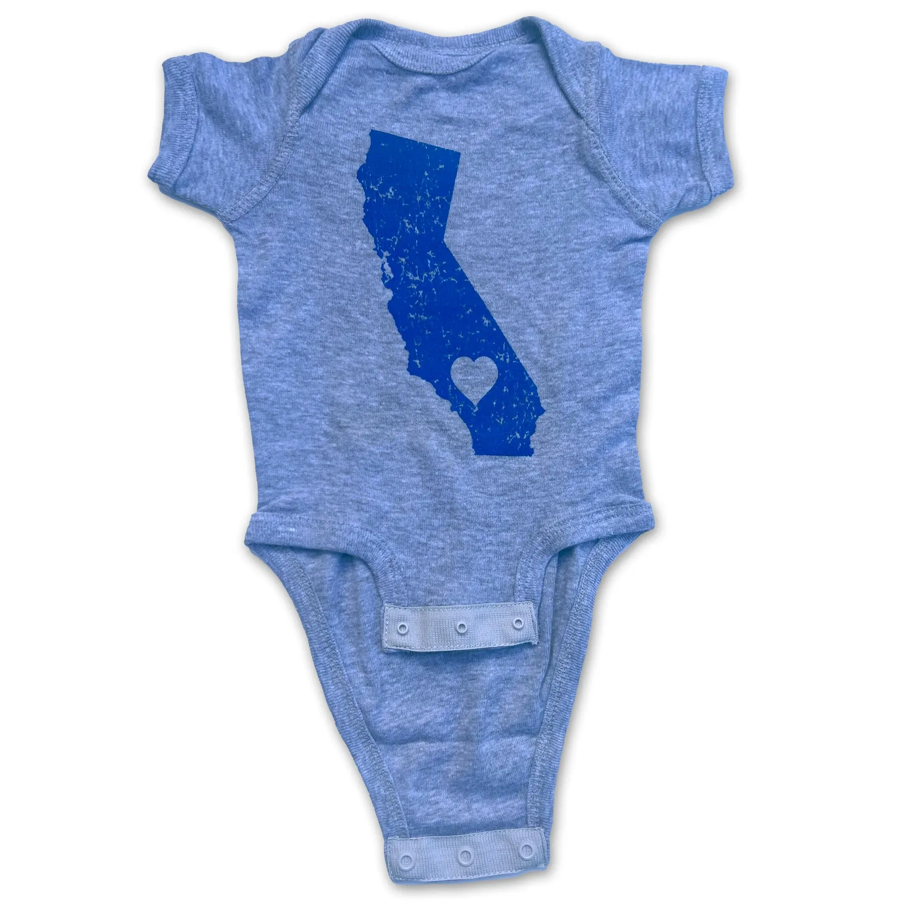 Sol Baby California Love Grey/Navy Bodysuit