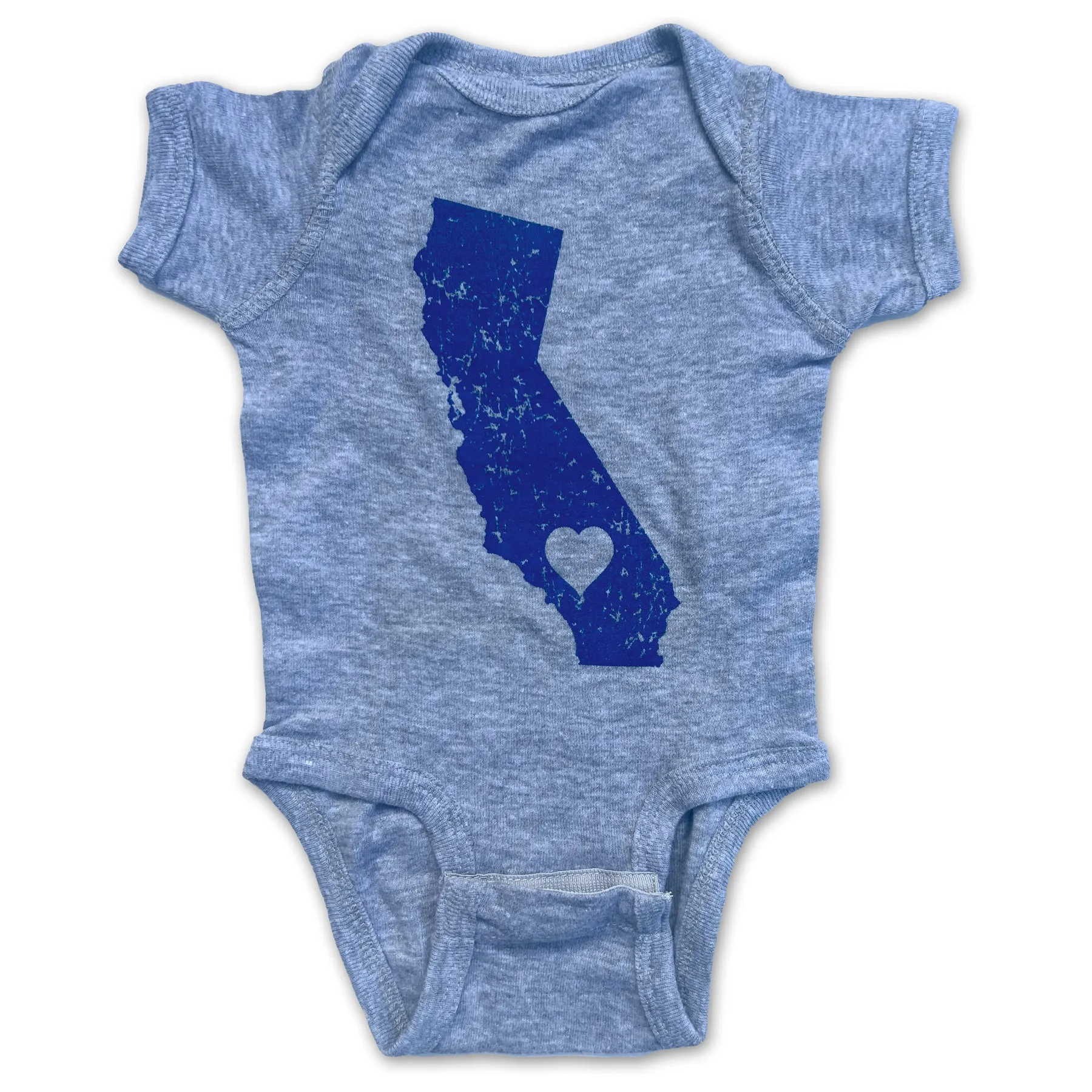 Sol Baby California Love Grey/Navy Bodysuit