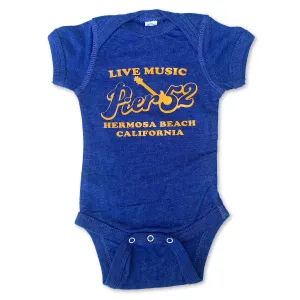 Sol Baby Pier 52 Hermosa Beach Vintage Royal Bodysuit