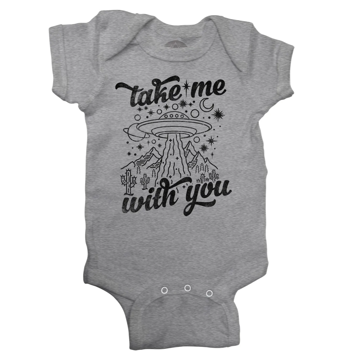 Take Me With You Alien UFO Shirt Infant Bodysuit - Unisex Fit