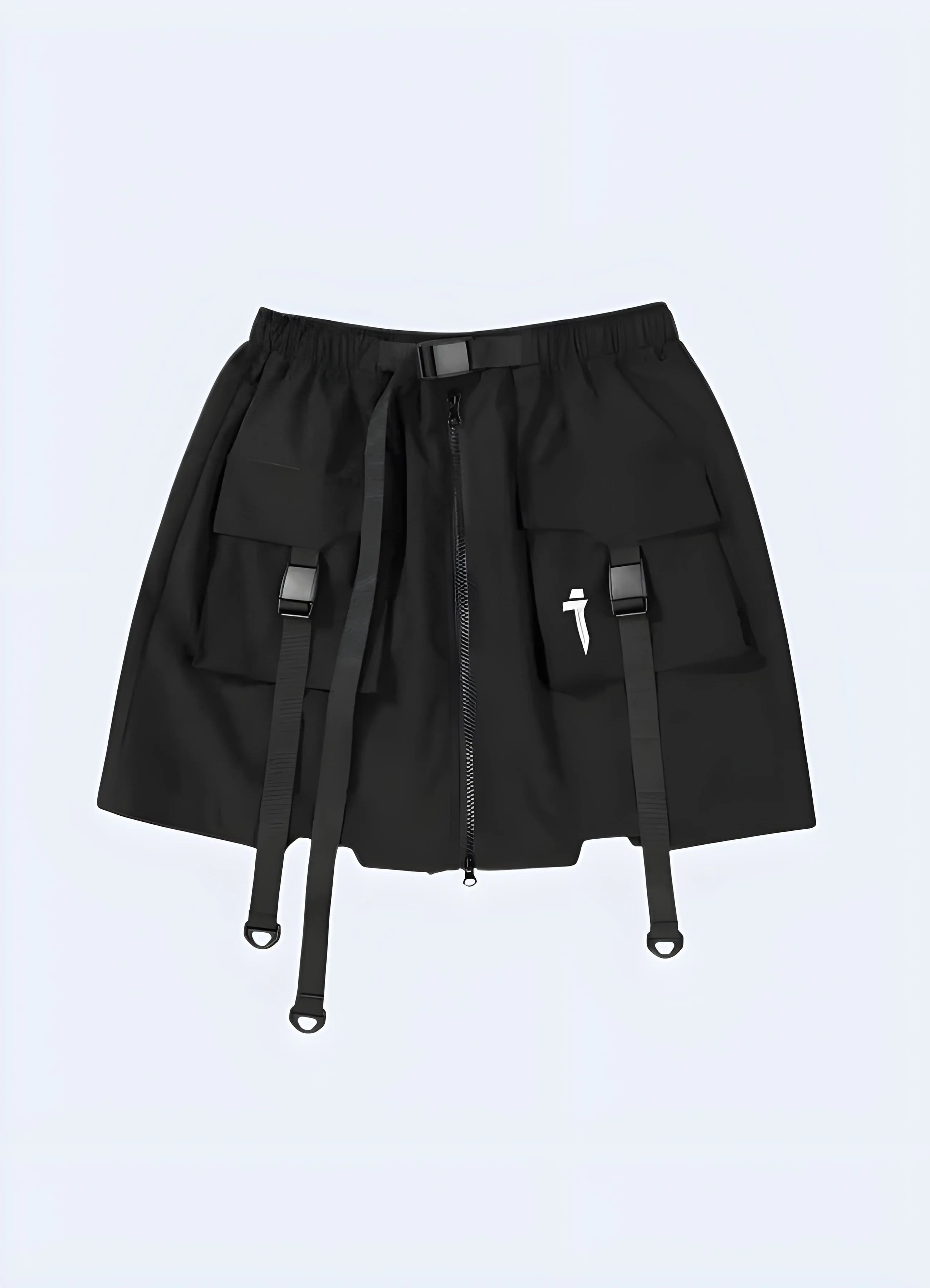 Techwear Women Skirt with Functional Pockets