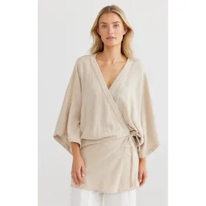 Top Sumba Overshirt - Natural Gauze