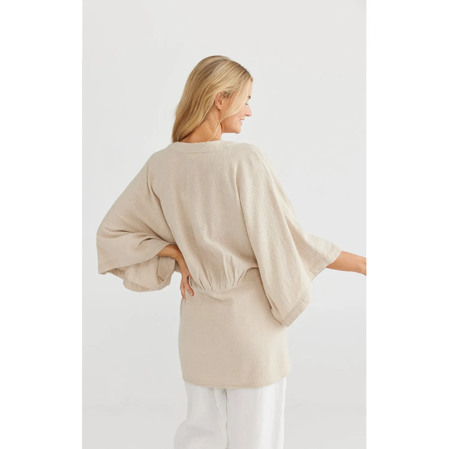 Top Sumba Overshirt - Natural Gauze