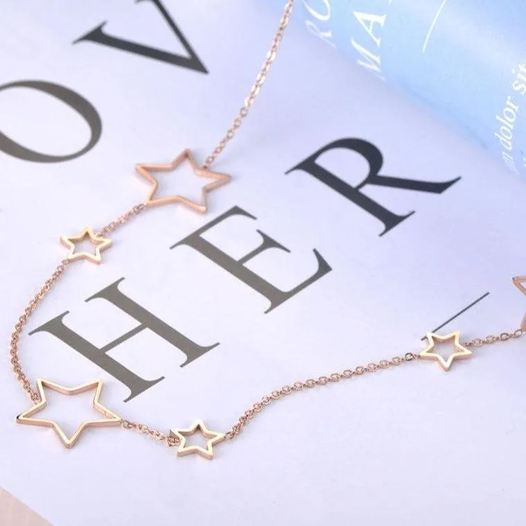 Twinkling Stars Fashion Necklace