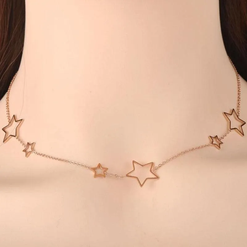 Twinkling Stars Fashion Necklace