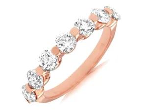 Unique Rose Gold with Diamond Ring