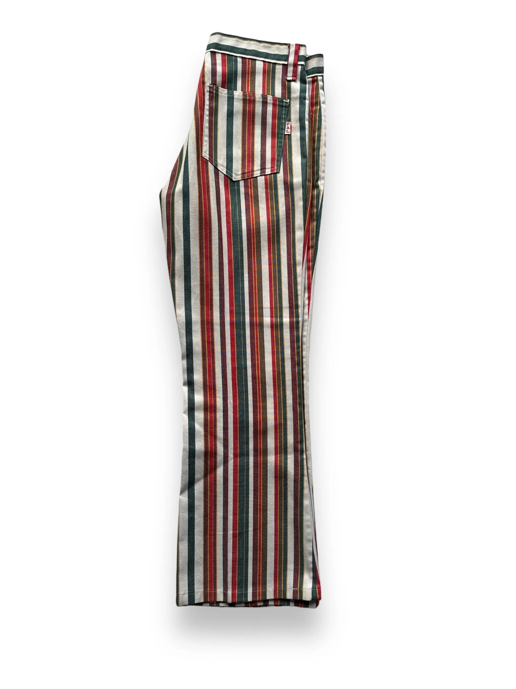 Vintage 70's PAL Striped Bellbottoms W32