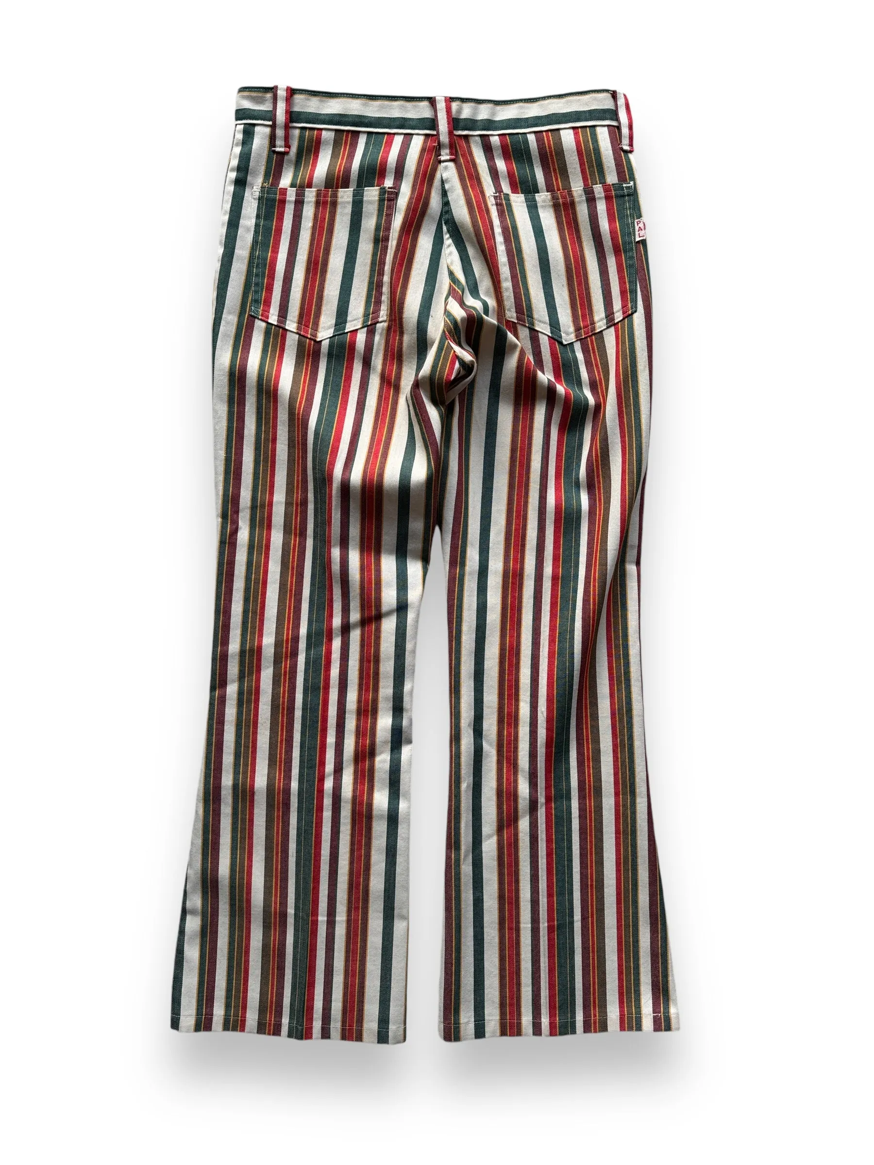 Vintage 70's PAL Striped Bellbottoms W32