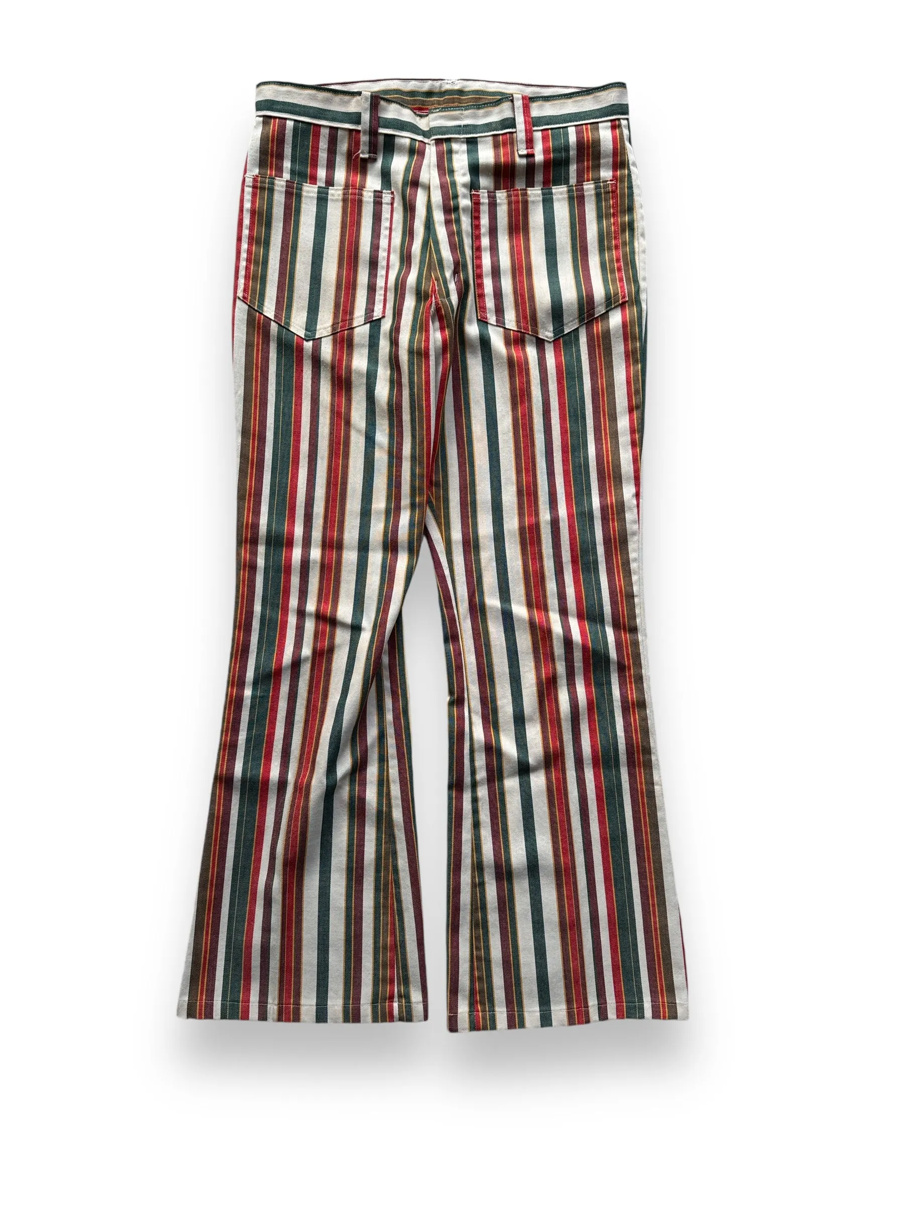 Vintage 70's PAL Striped Bellbottoms W32