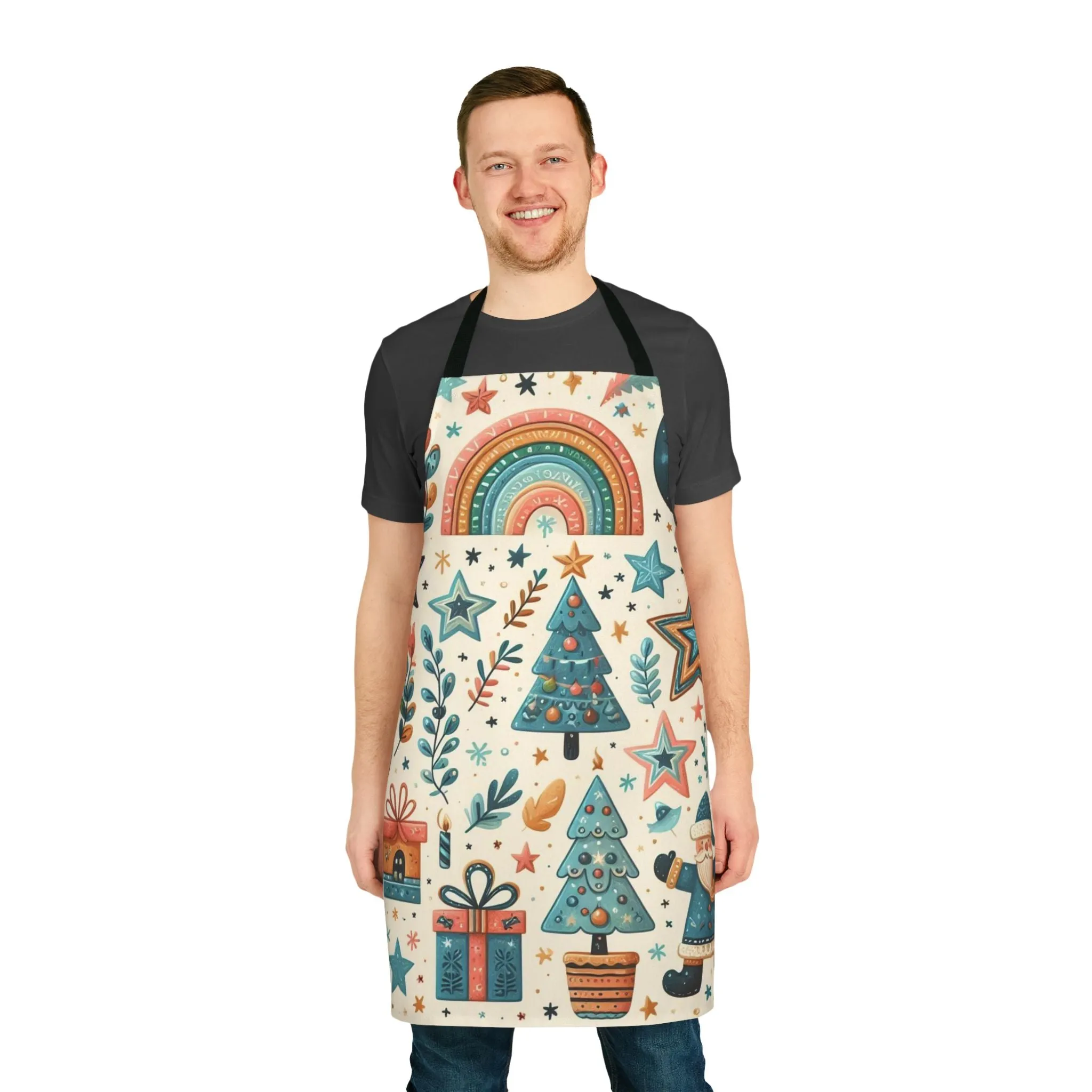 Whimsical Winter Wonderland - Apron, 5-Color Straps (AOP)
