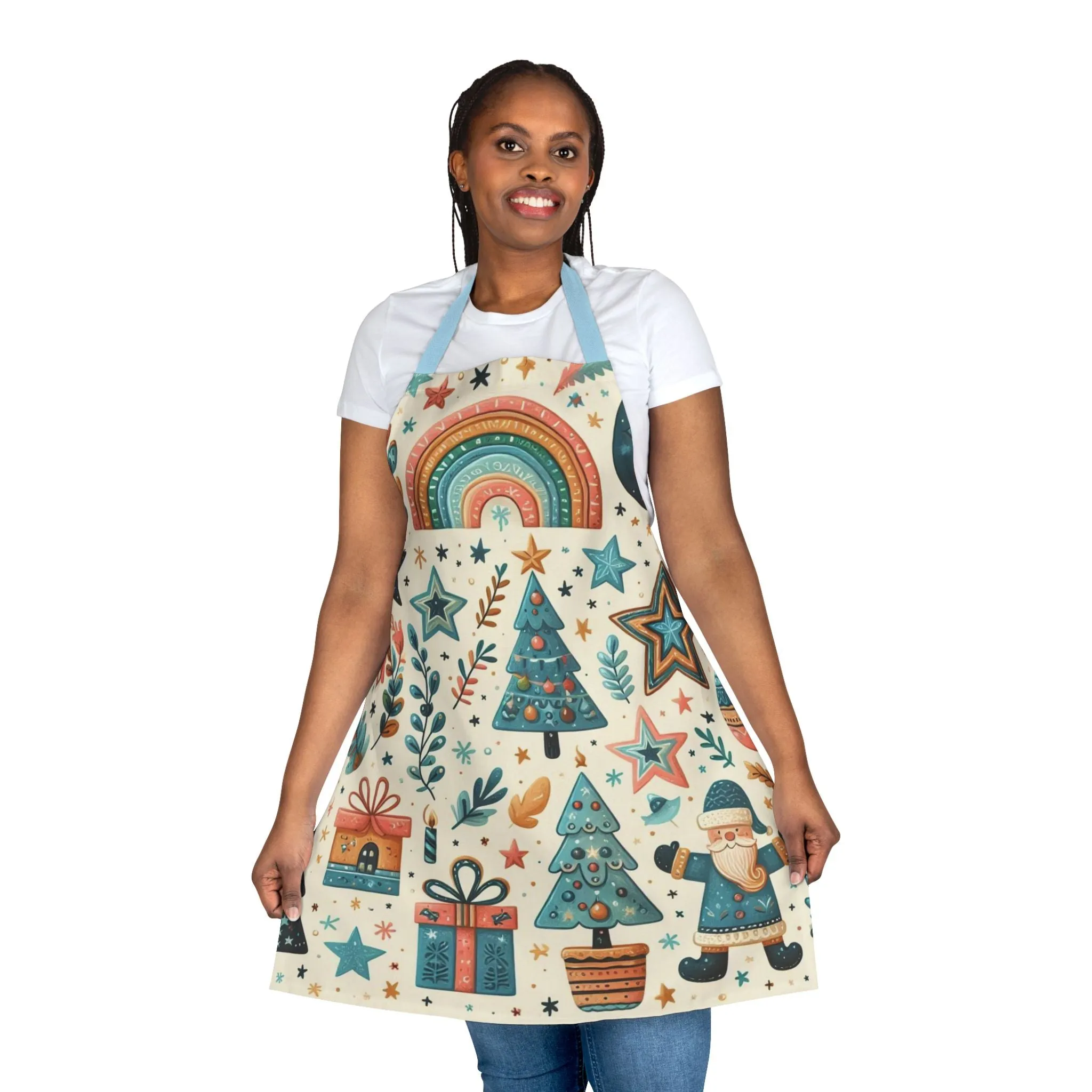 Whimsical Winter Wonderland - Apron, 5-Color Straps (AOP)