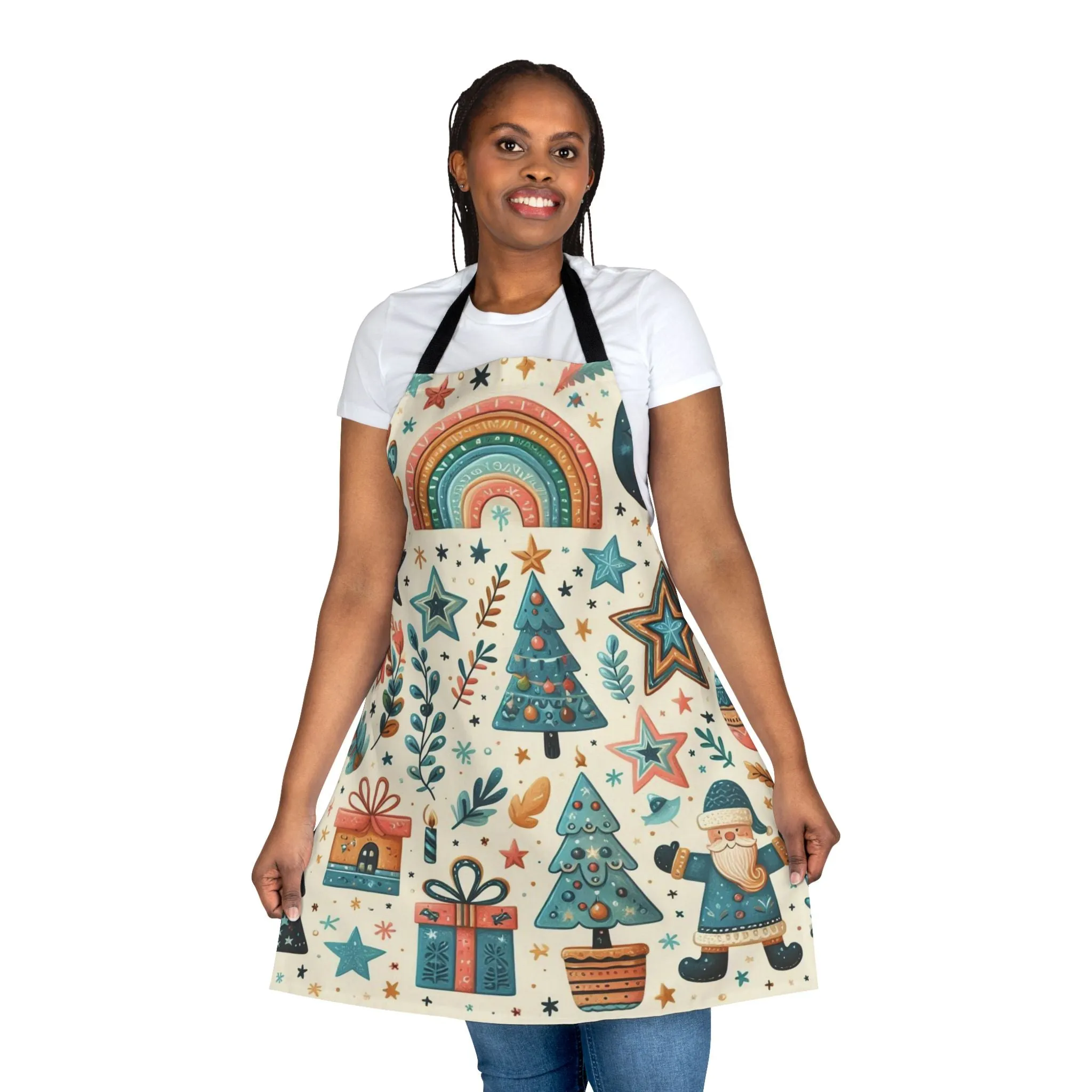 Whimsical Winter Wonderland - Apron, 5-Color Straps (AOP)