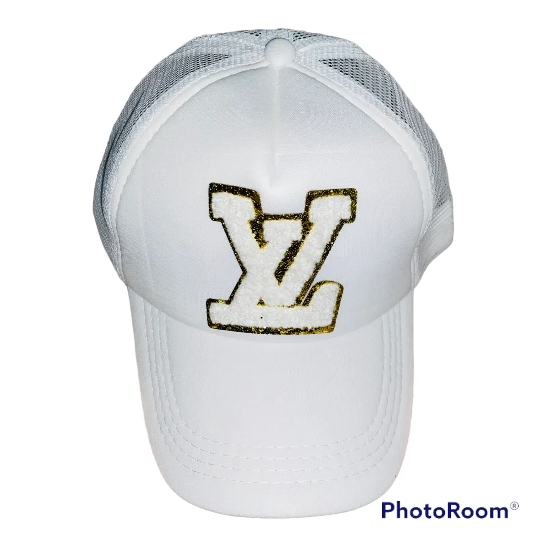 White Monochromatic Trucker Hat