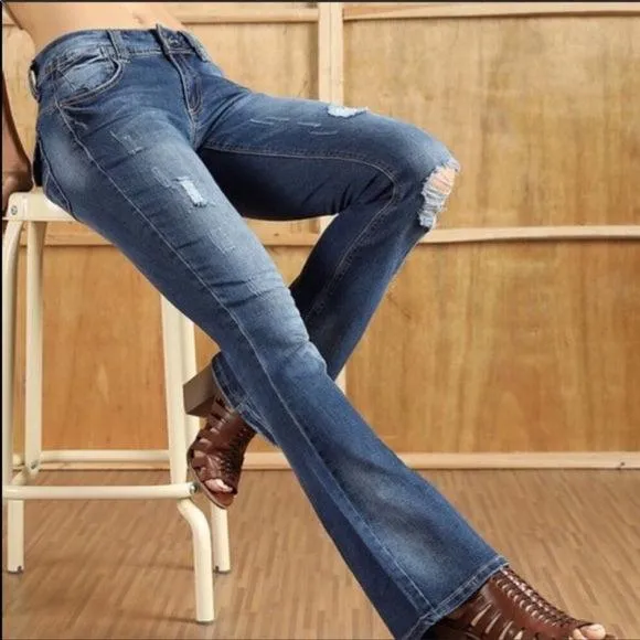 Women's Low Rise Bootcut Jeans