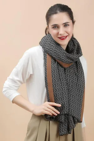 Women's Printed Design Classic Stoler