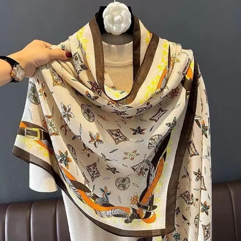 Women's Printed Design Classic Stoler